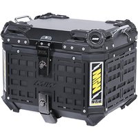 New 45L Motorcycle Top Box Universal Motorcycle Luggage Rear Trunk 45L Aluminum Moto Top Case Storage Case Helmet Tail Box