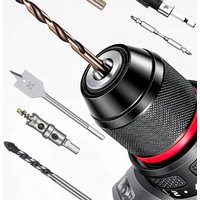 Ratchet Self Locking Drill Chuck Keyless Metal Drill Bit Adapter for Electric Impact Drill 1.5-13mm Quick Change Conversion Tool