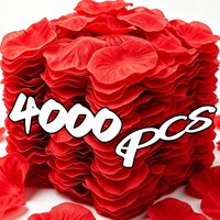 Artificial Fake Rose Petals Simulation Silk Rose Petal for DIY Home Bedroom Valentines Day Wedding Party Romantic Decoration