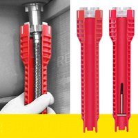 Kitchen MultiFunctional Sanitary Wrench Pelvic Floor Leading Sleeve Disassembly Faucet Pipe Sink Sanitary Only Installation Tool