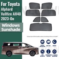For Toyota Alphard Vellfire AH40 2025 2024 2023 Car Sunshade Front Windshield Frame Curtain Rear Side Window Sun Shade Visor