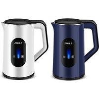 2.2L Stainless Steel Electric Digital Display Large Tea Kettle 1500W Fast Boil Multifunctional Tea Pot for Making Tea and Coffee