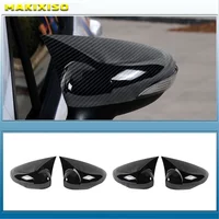 Painted Right Gloss Black Wing Mirror Cover Cap Fit for Ford Fiesta MK7 2008 2009 2010 2011 2012 2013 2014 2015 2016 2017
