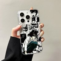 Anime D-Death N-Note Yagami Light Case for iPhone 17 Air 16 E 15 14 Plus 13 12 Mini 11 Pro Max Transparent Silicone Hard Cover