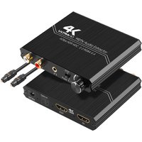 4K 60HZ YUV 4:4:4 HDR HDMI-compatible 2.0 Audio Extractor Optical TOSLINK SPDIF 5.1CH R/L 4K HDMI-compatible to SPDIF+R/L+3.5MM