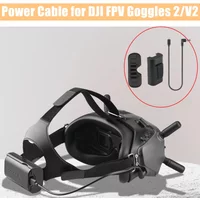 30/130CM Power Charging Cable for DJI FPV Goggles 2/V2 Fast Charge Mobile Pwoer Supply Cable for DJI FPV Goggles 2/V2