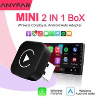 2 in 1 New Wireless CarPlay Android Auto Adapter USB Dongle Smart Mini Box Plug And Play Universal For VW Toyota Nissan Honda