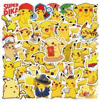 AliExpress TOMICA 60PCS Cute Pikachu Stickers For Kids DIY Skateboard Notebook Bicycle Laptop Suitcase Funny Decals Graffiti Toys
