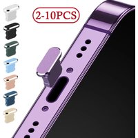 1-10pcs Metal Dust Plug Charging Port Dust Plug for iPhone 14 13 12 11 Pro MAX XS Max XR X 8 7 6 Plus SE 2020 Phone Accessories