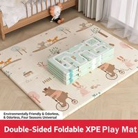 Baby Play Mat Foldable Non-Toxic Educational Children's Carpet in The Nursery Climbing Pad Kids Rug Activitys Games Toys 180*100
