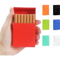 Tragbare Tasche Zigarette Box Silikon Zigarette Fall Tabak Halter Langlebig Zigarette Lagerung Container Männer Rauchen Zubehör