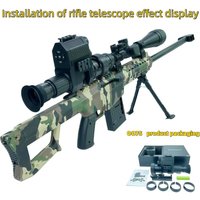 Megaorei Night Vision Rifle Sight 1080P Camera/Video AI ZOOM 1X-8X Long Range Shooting Animal Observation Telescope