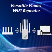 1200Mbps Wifi Repeater Dual Band 2.4G 5G Network Range Extender Signal Booster Amplifier 6Antenna Wireless WiFi Router