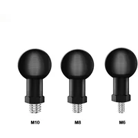 Mounts Adapter 1 inch Ball Mount M6 M8 M10 Post Bracket Phone Holder Electric Motorcycles Bike Mirror Size 1" For 1 inch Mount