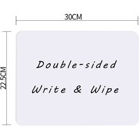 1Pcs White Board Dry Erase Board Mini Double Sided Personal Whiteboard Board Dry Erase Lapboard White Board for Classroom Office