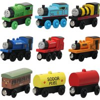 Thomas and Friends Wooden Trains Pocket Toy Magnetic Connectable Track Trains Gordon Handel Oliver Henry for Kids Birthday Gifts