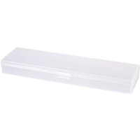 High Quality Plastic Pencil Case Frosted S/M/L Pen Box Translucent Multifunctional Stationery Storage Box School Office
