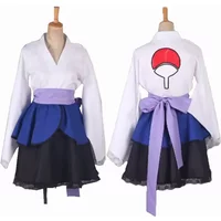 Nowa sukienka Lolita Anime dla kobiet, kostium cosplay Akatsuki Kimono, strój pokojówki, stylizacje ubrań Uchiha Sasuke, 2026