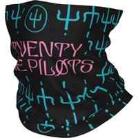 Custom Hot T-Twentys One P-Pilots Groups Neck Gaiter Men Women UV Face Shield Winter Punk Bandana Scarf for Hiking