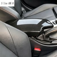 For BMW 3 4 Series gt F34 F30 F35 F33 F36 RHD right drive Carbon fiber Car Center Console Stowing Tidying Armrest cover sticker