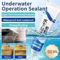 Safety Aquarium Sealant White Safety Aquarium Sealant Leak Repair Underwater Adhesive Seal 30ml Clear Aquarium Sealant