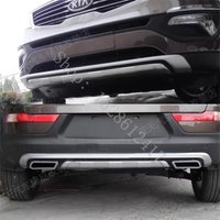 Für Kia Sportage R SportageR 2010~2017 ABS Chrom Front- oder Heck- oder Front- und Heckstoßstangenschutz Unterfahrschutzplatte Auto-Styling