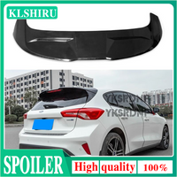 Car Styling For Ford Focus Spoiler 2019-2020 ABS Plastic Unpainted Primer Color Rear Spoiler Wing Trunk Lid Cover Protector
