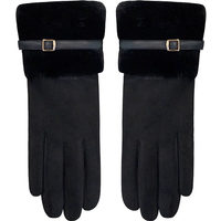 AliExpress GAFASTWO Winter Women Keep Warm Plus Velvet Touch Screen Thicken Plush Wrist Suede Gloves Fashion Personality Elegant Drive Cycling