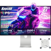 Kuycon P27ZB Compective Gaming Monitor 27 Inch 4K Desktop Display 240Hz 1ms Computer Screen Eye-care Freesync Anti-glare HDR600