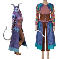 Alfira Cosplay Costume Women Disguise Baldur Cos Gate 3 Alfira Costume Female Halloween Carnival Party Roleplay Clothing