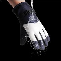 AliExpress NONE Warm gloves for men, motorcycle, electric bike riding, thickened velvet, windproof and cold proof skiing