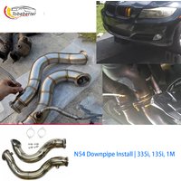 racing Catless Downpipe Exhaust performance upgraded for BMW N54B30 135I 335I E82 E88 E90 E91 E92 E93 3.0L