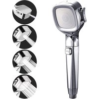Upgraded High Pressure 4 Modes Adjustable Shower Head with Stop Button Filiter Showers Handheld Showerhead Bathroom Accessories