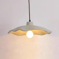 Żyrandol z materiału cementowego, nowoczesna szara lampa wisząca, dekoracja do jadalni, sypialni, przy łóżku, restauracji, baru, hotelu, domu, lampa wisząca.