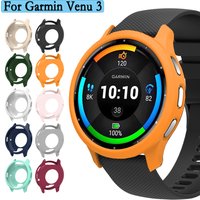 For Garmin Watch Venu 3 Watch Case Soft Silicone Protective Cover High-Quality Durable Frame Hollow Shell Watch Accessories