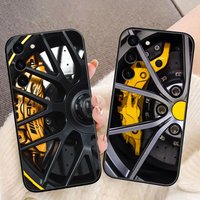 Luxury Car Tires Wheels Phone Case For Samsung Galaxy S26 S25 EDGE S24 S23 S22 S21 S20 FE S10 Ultra PLUS LITE Case Shell Cover