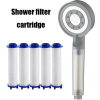 5/10Pcs Universal Shower Filter - Increases Water Pressure & Removes Impurities For Standard Shower Heads