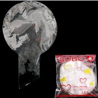 5-25pcs 24inch Wide Neck Bobo Balloon 10cm Mouth Snack Gift Package Clear Bubble Balloon Birthday Wedding Party Decor