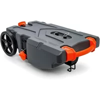 28-Gallon Camper / RV Portable Waste Tank - Features Large Heavy-Duty No-Flat Wheels convenient