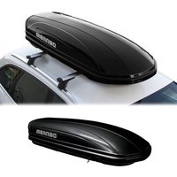 Enhance the car's luggage carrying capacity,Roof Box 11 Cubic Ft. Rooftop Cargo Carrier Roof Mount for BMW ABS Black 1Pc