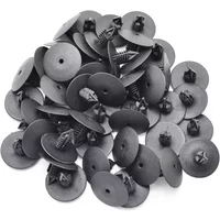 10/20/30/40/50Pcs 10mm Car Hole Plastic Rivets Fasteners Fender Bumper Push Pin Clips For Toyota VW Renault Auto Fastener
