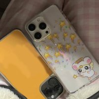 Cute Fairy Hamtaro Phone Case For iPhone 17 16e 16 15 14 13 12 11 Mini Air Pro Max X XR XSMax 7 8 Plus Transparent Soft