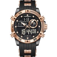 FOXOBOX New Fashion Men's Luxury Watch Analog Digital Watches For Men Sport Waterproof Military Quartz Chronograph Reloj Hombre
