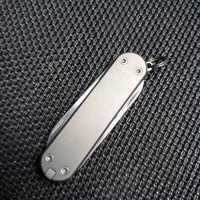 1 Pc TC4 Titanium Alloy Handle Scale For 58mm multifunctional Swiss army knife(Excluding knives)