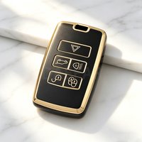For Land Rover Range Rover Evoque Discovery Sport Velar for Jaguar XE E-PACE XF TPU Car Remote Key Case Cover Shell Accessories