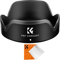 K&F CONCEPT Lens Hood Bayonet Hood With Vacuum Cleaning Cloth for Canon Lens Reversible Snap on Camera Lens Shade Replacement