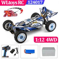 75 KM/H WLtoys 124016 124017 60 KM/H 144001 Rc Electric 4wd Battery High Speed Atv Remote Control Drift Rc Cars for Adults Toys