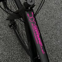 1PC Multi-color Dopamine Molecule Sticker For Bike Car Window Body Waterproof Vinyl Decal