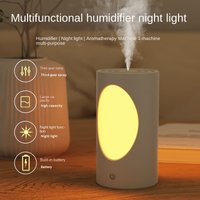 Tree Hole Humidifier USB Soft Light Night Light Home Silent Bedroom Aromatherapy Air Hydration Rechargeable Battery Version