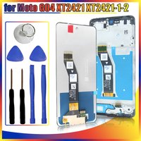 New Tested LCD for Motorola Moto G04 XT2421 LCD Display Touch Screen Digitizer Replacement for Moto G04 XT2421-2 LCD With Frame